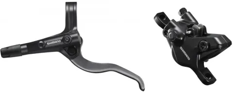 SHIMANO Scheibenbremse MT401/MT410 VR Scheibenbremse - Vorderrad links, Grau