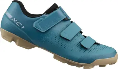 SHIMANO Fahrradschuhe XC102W Damen MTB SPD Größe 37 Blau - frauenspezifische XC-Schuhe