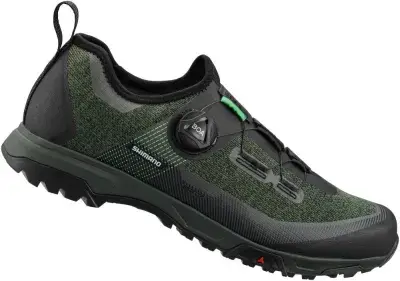 SHIMANO Fahrradschuhe ET701 MTB Flatpedal Größe 46, Grün