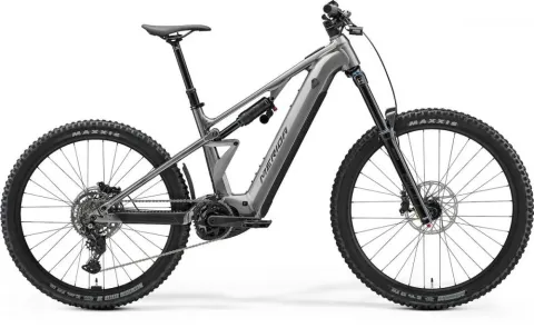 Merida eONE-EIGHTY 400 E-MTB Fully - Größe XS - gunmetal grey-black - 800 Wh - Bosch Performance…