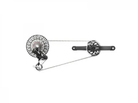 SRAM Kit XX AXS Eagle Transmission 165mm Powermeter - Highend 1x12 MTB-Schaltgruppe