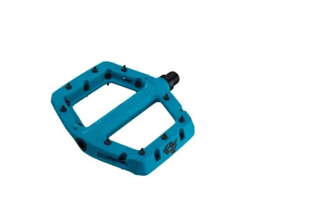 Race Face Chester Large Plattform-Pedal, turquoise - robustes MTB Flat-Pedal der aktuellen…