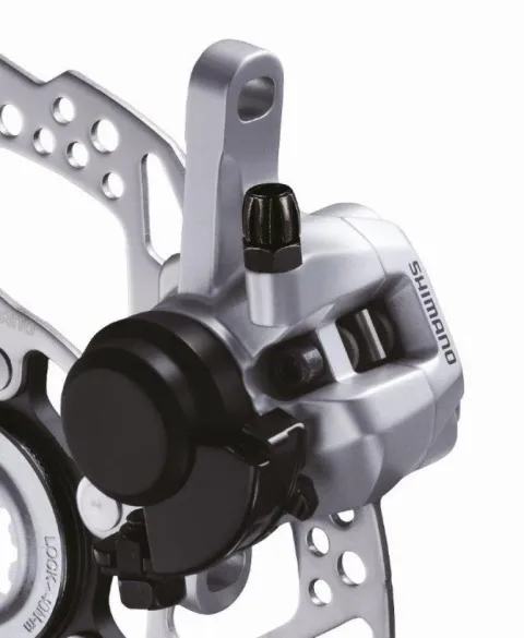 SHIMANO Bremssattel BR-R317 VR Mechanisch Post-Mount Bremssattel Silber