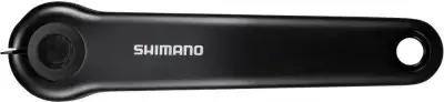SHIMANO Kurbelarm E-BIKE SYSTEMS FC-E6100 links - 170 mm, Schwarz