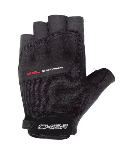CHIBA Gel Extrem Fahrradhandschuhe - schwarz - Größe XL - ergonomische Gelpolsterung - Digital…