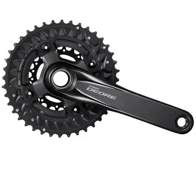 SHIMANO Kurbelgarnitur DEORE FC-M6000 Kurbelgarnitur - 10-fach, 170 mm, 40-30, 22 Zähne