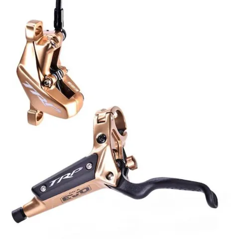 TRP DH-R EVO HD-M846 Hydraulische Scheibenbremse Gold - 4-Kolben Downhill Bremse