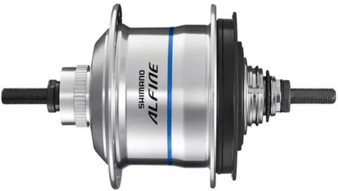 SHIMANO Getriebenabe ALFINE Di2 SG-S7051-11 - 7051-11, Silber 32 Loch