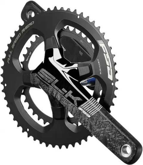 FSA Kurbelgarnitur SL-K Light ABS BB386Evo 170 mm Schwarz - steife, leichte Rennradkurbel