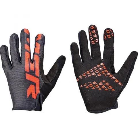 Merida Handschuhe TRAIL schwarz/rot S Schwarz/rot - atmungsaktiver Bike-Handschuh mit Grip