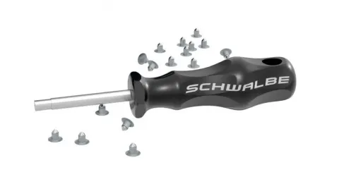 Schwalbe 50 Spikes + WERKZEUG 50 - Spike-Nachrüstset für Winterreifen