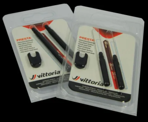 Vittoria Valve extension 30 mm blister 30 - leichte Ventilverlängerung aus Alu für hohe Felgen
