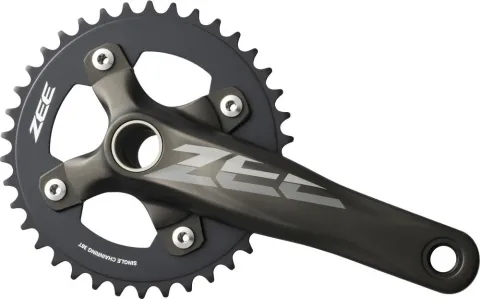 SHIMANO Kurbelgarnitur ZEE FC-M640 - 10-fach, 165 mm, 36 Zähne