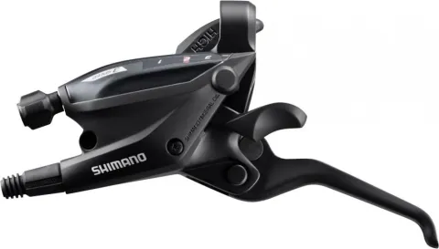 SHIMANO Schalt-/Bremshebel ST-EF505 3-fach Links 3 Finger - 3-fach, Schwarz