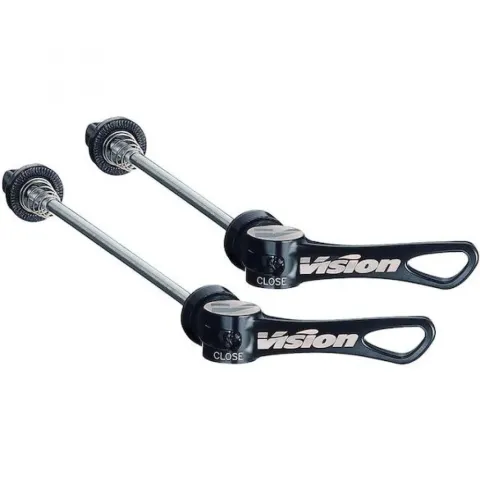 Vision Schnellspanner QR-65 112/143 mm Schwarz - leichte & zuverlässige Laufradbefestigung