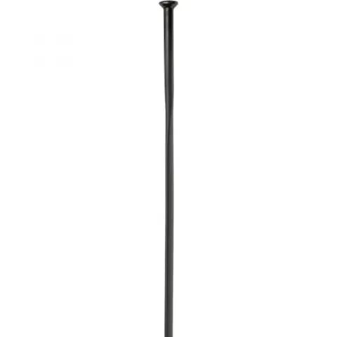 DT Swiss Speiche Aerolite Straightpull 2.0 / 2.3 / 0.9 258 mm schwarz - ultraleichte Aero-Speiche