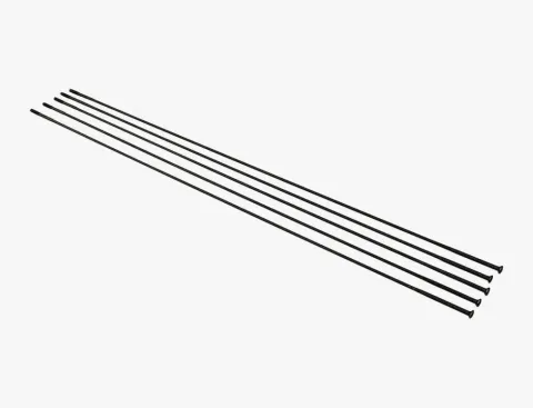 Race Face Speichen Kit, 2.0 - 1.5, 284 mm, schwarz - präzise Performance für Laufräder