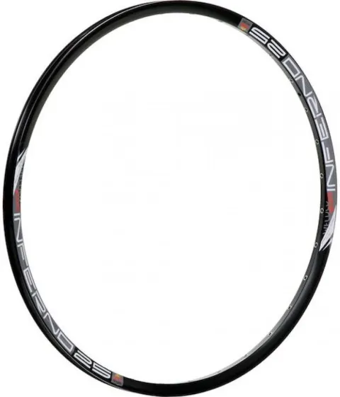 SUNringle Felge INFERNO 25 27,5" 32 Loch Schwarz - robuste XC & Trail Hohlkammerfelge