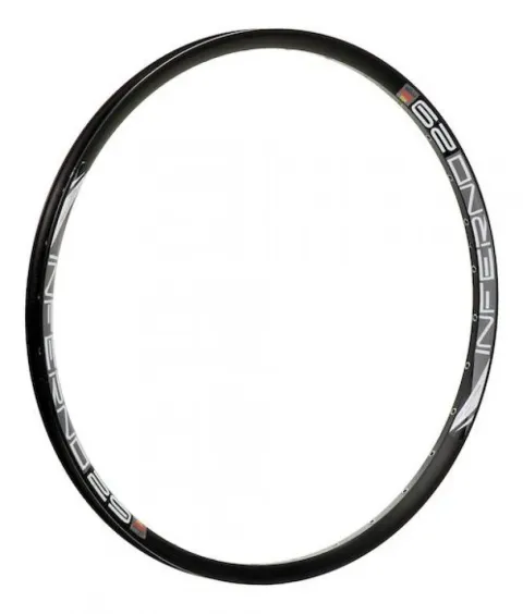 SUNringle Felge INFERNO 29 27,5" 32 Loch Schwarz - robuste Enduro/All-Mountain-Felge