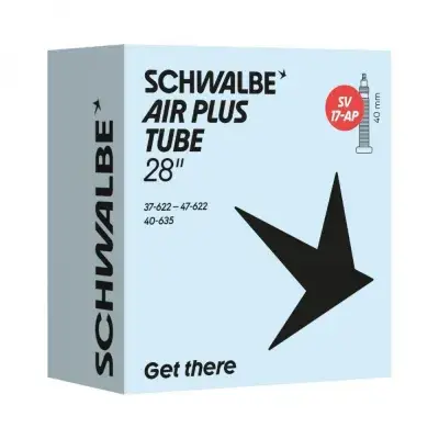 Schwalbe Air Plus Schlauch Nr. 17-AP 28 Zoll - SV 40 mm