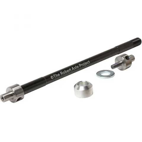 The Steckachse für BOB Anhänger M12 L Schwarz - stabile Befestigung für 12 mm Steckachsen