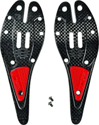 Sidi Sohle SRS Carbon 43-44.5 Schwarz/rot - leichter Ersatz für MTB-Schuhe