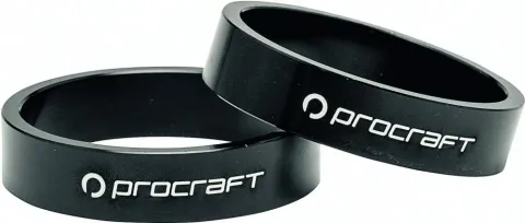 Procraft Ahead Spacer Alu 1.5 Zoll 10 mm 1.5 Zoll schwarz - präzise Lenkerhöhe
