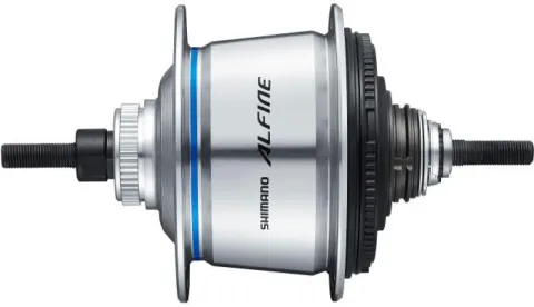 SHIMANO Getriebenabe Di2 ALFINE Di2 SG-S7051-8 - 7051-8, Silber 36 Loch