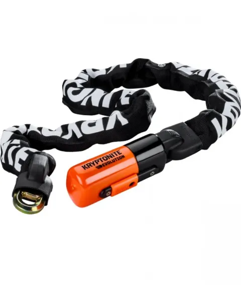 Kryptonite Evolution 1012 Kettenschloss - 12 Millimeter starke Sechskantkette, 120 Zentimeter…