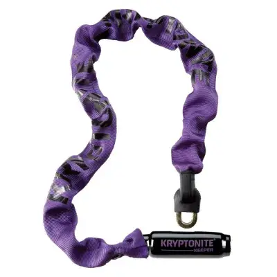 Kryptonite Keeper Integrated Chain 785 Kettenschloss 85 Zentimeter 7 Millimeter lila - 3-fach…