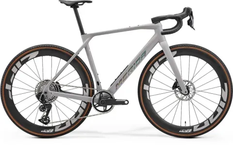 Merida MISSION 9000 XXS grau silk grey (holo silver) - leichtes High-Performance-Cross-Country-Bike