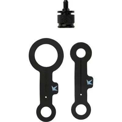 Schwalbe Clik Valve Tech Pumpenkopf SCV Adapter, für Kompressor-Luftpistole, Klickanschluss