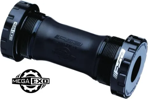 FSA Innenlager MTB BSA68/73 auf MegaExo Ø 19 mm Schwarz - laufruhige Performance