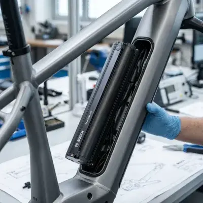 Bosch Dummy PowerTube 500 horizontal - optimale Passform für E-Bike-Rahmen mit PowerTube-Aufnahme