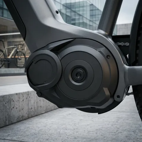 Bosch Designdeckel-Kit Performance Line Links (BDU2XX) - Stilvolles E-Bike Motor-Cover