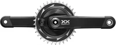 SRAM Kurbelgarnitur Quarq XX SL Eagle T-Type AXS 165 mm - präziser Powermeter fürs XC-Racing