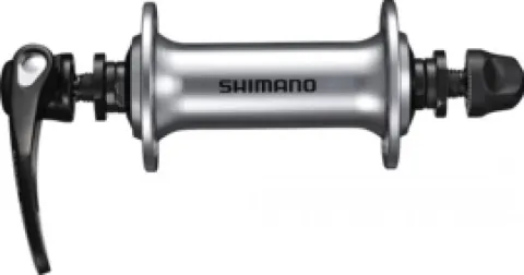 SHIMANO Vorderradnabe HB-RS400 28 Loch Schnellspanner - 100 mm, Silber