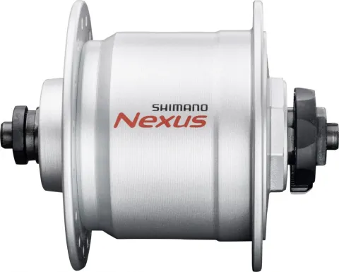 SHIMANO Nabendynamo NEXUS DH-C3000-3N - 3000-3, Silber 32 Loch