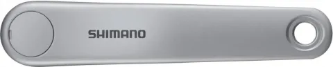 SHIMANO Kurbelarm E-BIKE SYSTEMS FC-E5000 Links - 175mm, Silber