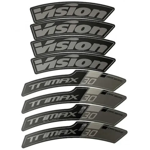 Vision Decal-Set für Felge Trimax 30 30 - Styling-Upgrade für Deine Laufräder