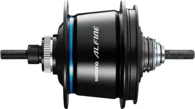 SHIMANO Getriebenabe ALFINE Di2 SG-S7051-8 32 Loch Schwarz - 7051-8, Schwarz