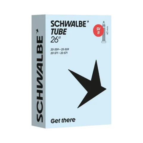 Schwalbe Schlauch Nr. 11 26 Zoll - SV 40 mm, 20/25-559/571
