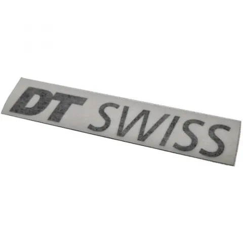 DT Swiss Aufkleber DT SWISS Standardgröße Schwarz - dezentes Tuning für DT-Swiss-Laufräder