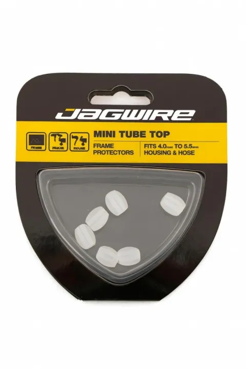 Jagwire Rahmenschützer Mini Tube Tops Mini Transparent - Schutz für Rahmen und Zughüllen