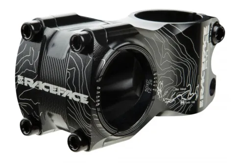 Race Face Atlas Vorbau, 31.8mm, 50mm, 0°, schwarz - präzise Kontrolle am Trail