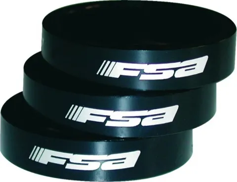 FSA Vorbauspacer Alu 1,5" 10 mm x 1,5" Schwarz - präzise Cockpit-Feineinstellung