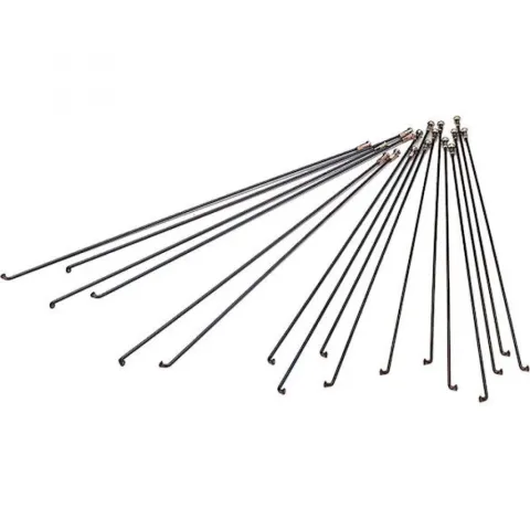 DT Swiss Speiche Champion 2.0 VE500 272 mm schwarz - robuste Standardspeiche für Straße & MTB