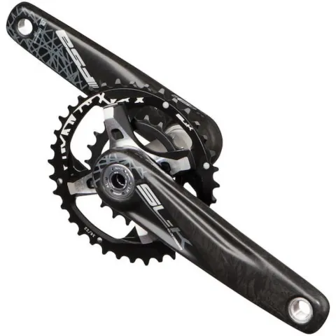 FSA Kurbelgarnitur SL-K MTB Modular BB392Evo 175 mm Schwarz - leichte, modulare Performance