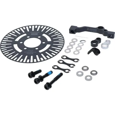 Shimano Bosch ABS Sensorscheibe + Halterungs-Set BS-SS310-C4 Center Lock 180 → 220 mm