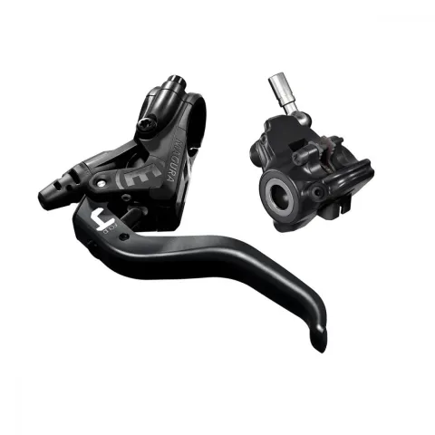 MAGURA MT4 FM, 2-Finger Aluminium-Leichtbau-Hebel - leistungsstarke Flat-Mount-Scheibenbremse